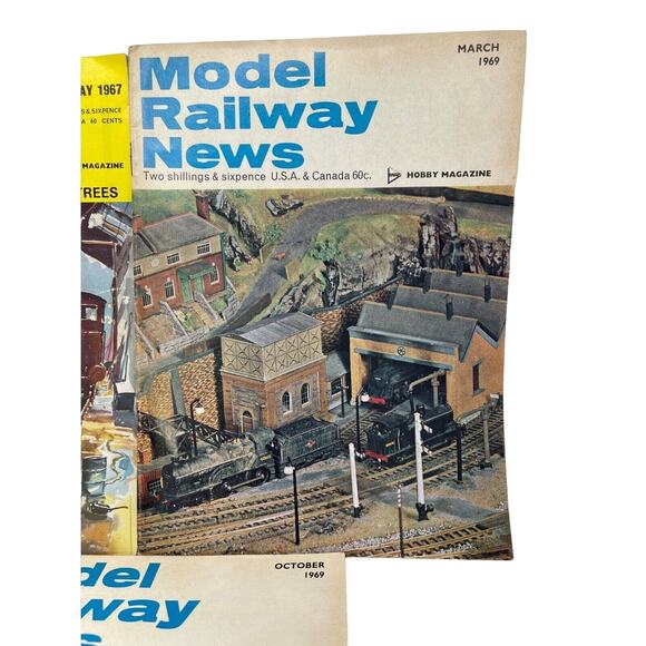 Model Railway News Hobby Magazine Lot of 3 May 1967 March 1969 October 1969 - Picture 3 of 8